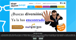 Desktop Screenshot of marcosortega.es